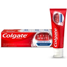 5 Adet Colgate Optic White Aninda Beyazlik Diş Macunu 75 ml