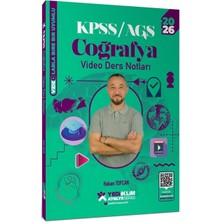 Yediiklim Yayınları 2026 Kpss Ags Atölye Serisi Genel Kültür Coğrafya Video Ders Notları