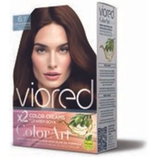 VİORED 4 Adet Viored Colorart Set Boya Çikolata Kahve 6.7 160 ml