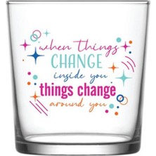 1 Adet Lav Bodega Pozitif Mottolu Saklama Kabı 340 cc