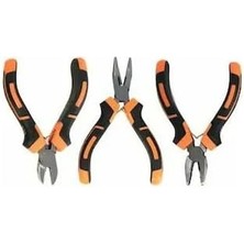 3 Parça Mini El Aleti Seti,, Yan Keski ve Karga Burnu, Metal El Aletleri