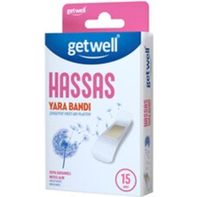 1 Adet Getwell Hassas Yara Bandı 15'li