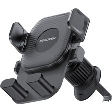 Metal Kancalı Havalandırma Destekli Araç Içi Telefon Tutucu