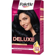 6 Adet Palette Deluxe 1-1 Gece Mavisi Saç Boyası 115 ml