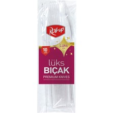 3 Adet Roll-Up Plastik Lüks Bıçak 10'lu
