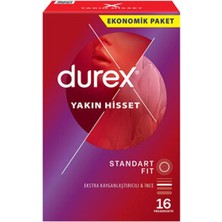 5 Adet Durex Yakın Hisset 16'lı Prezervatif