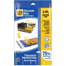 1 Adet Kios Vakumlu Saklama Poşeti Tekli Xl 55 x 90 cm