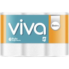6 Adet Viva Havlu 6'lı