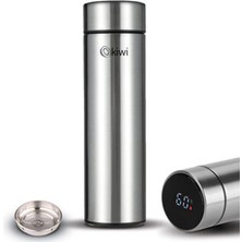 1 Adet Kiwi KT-8683 Dijital Isı Göstergeli Termos 480 ml