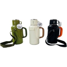 3 Adet Touch Me Bardaklı Paslanmaz Çelik Termos 1000 ml