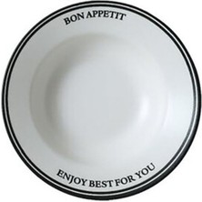 6 Adet Keramika Bon Appetit Mini Makarna Tabak 20 cm