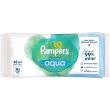 6 Adet Prima Pampers Aqua Pure Islak Havlu 48'lli