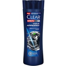 1 Adet Clear Men Kepeğe Karşı Etkili Şampuan Yoğun Arındırıcı Kömür Ile 350 ml