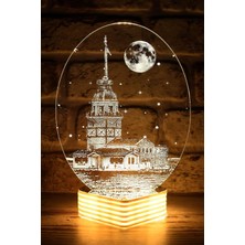 Kız Kulesi Lamba 3D LED Lamba Günışığı