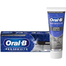 6 Adet Oral-B Pro 3D White Kömür Özlü Diş Macunu 75 ml