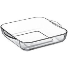 3 Adet Paşabahçe Kare Tepsi Borcam 28 x 28 cm