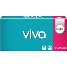 1 Adet Viva Kutu Mendil 80 Yaprak