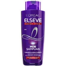 2 Adet L'oréal Paris Elseve Turunculaşma Karşıtı Mor Şampuan 200 ml