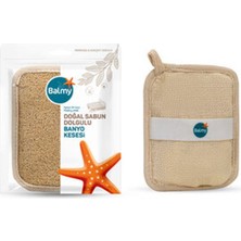 Balmy Naturel 6 Adet Balmy Sabun Dolgulu Banyo Kesesi Menekşe Adaçayı