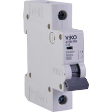 4VTB-1C16 Otomatik Sigorta 4,5ka C Tipi 1 Kutup 16A