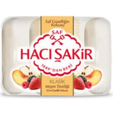 6 Adet Hacı Şakir Klasik Meyve Tazeliği Güzellik Sabunu 4X70 G