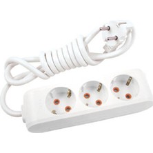 6 Adet Viko Multi-Let Üçlü Priz Topraklı Kablolu 5 M