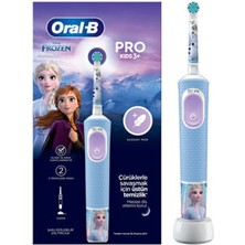 4 Adet Oral-B Şarjlı Diş Fırçası Vitality Pro Çocuk Frozen