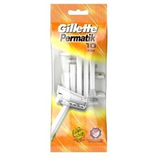 4 Adet Gillette Permatik Kullan At Tıraş Bıçağı 10'lu