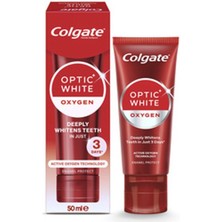5 Adet Colgate Optic White Oxygen Aktif Oksijen Teknolojisi Beyazlatıcı Diş Macunu 50 ml