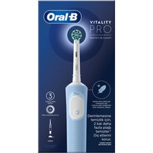 2 Adet Oral-B Şarjlı Diş Fırçası Vitality Pro Mavi