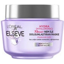 1 Adet L'oréal Paris Elseve Hydra [hyaluronic] 72 Saat Nem ile Dolgunlaştıran Maske 300 ml