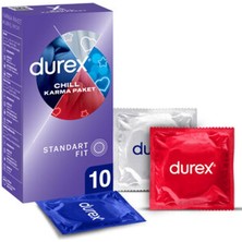 4 Adet Durex Chill Karma Paket Prezervatif 10'lu