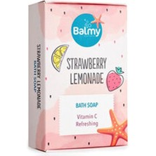 Balmy Naturel 3 Adet Balmy Çilek Limon Esanslı Katı Sabun 110G