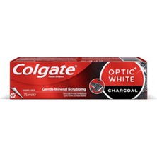 5 Adet Colgate Optic White Aktif Kömür Diş Macunu 75 ml