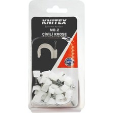 1 Adet Knitex Çivili Kroşe No:2 KTX-2617 15'li
