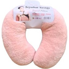 Seyahat Boyun Yastığı Toz Pembe