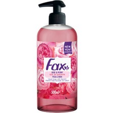 6 Adet Fax Gül & Şakayık Sıvı Sabun 500 ml