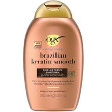 4 Adet Ogx Düzleştirici Brazilian Keratin Smooth Şampuan 385 ml