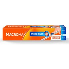 5 Adet Macromax Streç Film 100 M Kesme Bıçağı Hediyeli