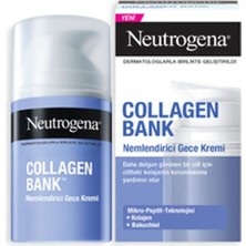 Neutrogena Collagen Bank 50 ml Nemlendirici Gece Kremi Shea Yağı ve Vitamin E Takviyesi ile