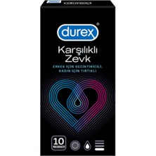 2 Adet Durex Karşılıklı Zevk 10'lu Prezervatif