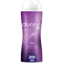 6 Adet Durex Aloe Vera 2si 1 Arada Kayganlaştırıcı & Masaj Jeli 200ML