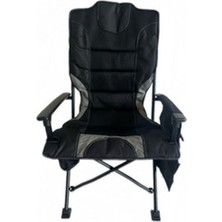3 Adet Proforce Lüks Kamp Koltuğu Siyah - Gri