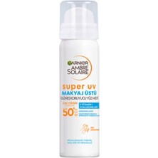 1 Adet Garnier Ambre Solaire Makyaj Üstü Güneş Koruyucu Yüz Misti Spf 50 75 ml