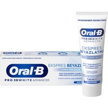 4 Adet Oral-B Pro 3D White Advanced Ekspres Beyazlatma Ferah Parlaklık 75ML