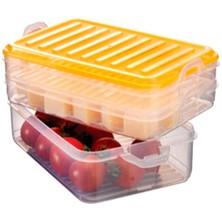 3 Adet Gondol Easy-Click Saklama Kabı 230 x 155 x 120 mm