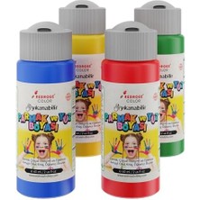 Ana Renkler Parmak Boyası 4'lü Set 4X60 ml