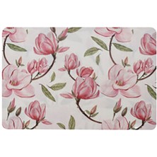 3 Adet Koopman Gül Desenli Amerikan Servis