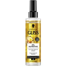 6 Adet Gliss Oil Nutritive Sıvı Saç Kremi 200 ml