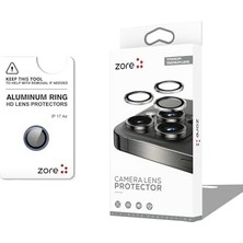 17 Air Için Cl-12 Premium Safir Parmak Izi Bırakmayan Anti-Reflective Kamera Lens Koruyucu (Mavi)